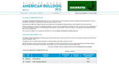Desktop Screenshot of americanbulldogpedigree.com